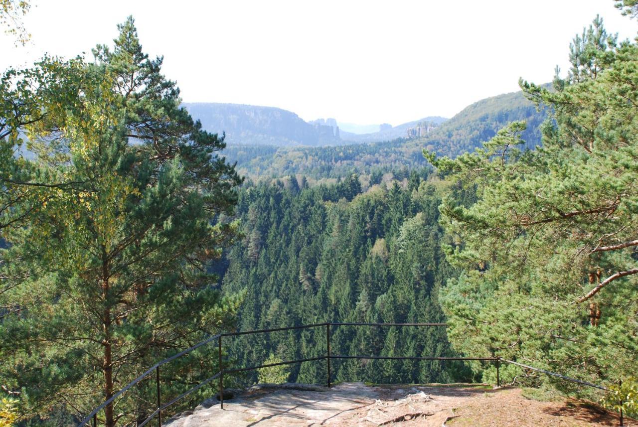 Ferienoase Hinterhermsdorf Esterno foto