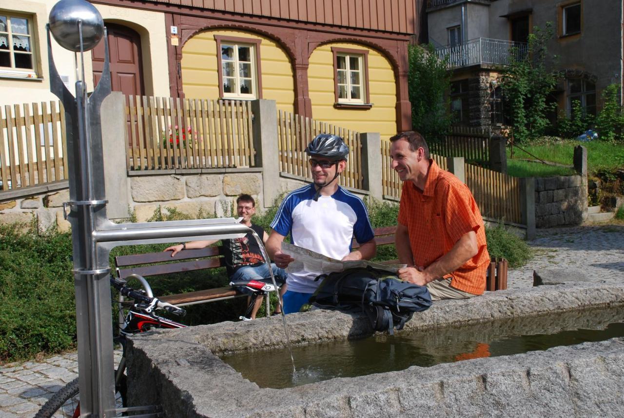 Ferienoase Hinterhermsdorf Esterno foto