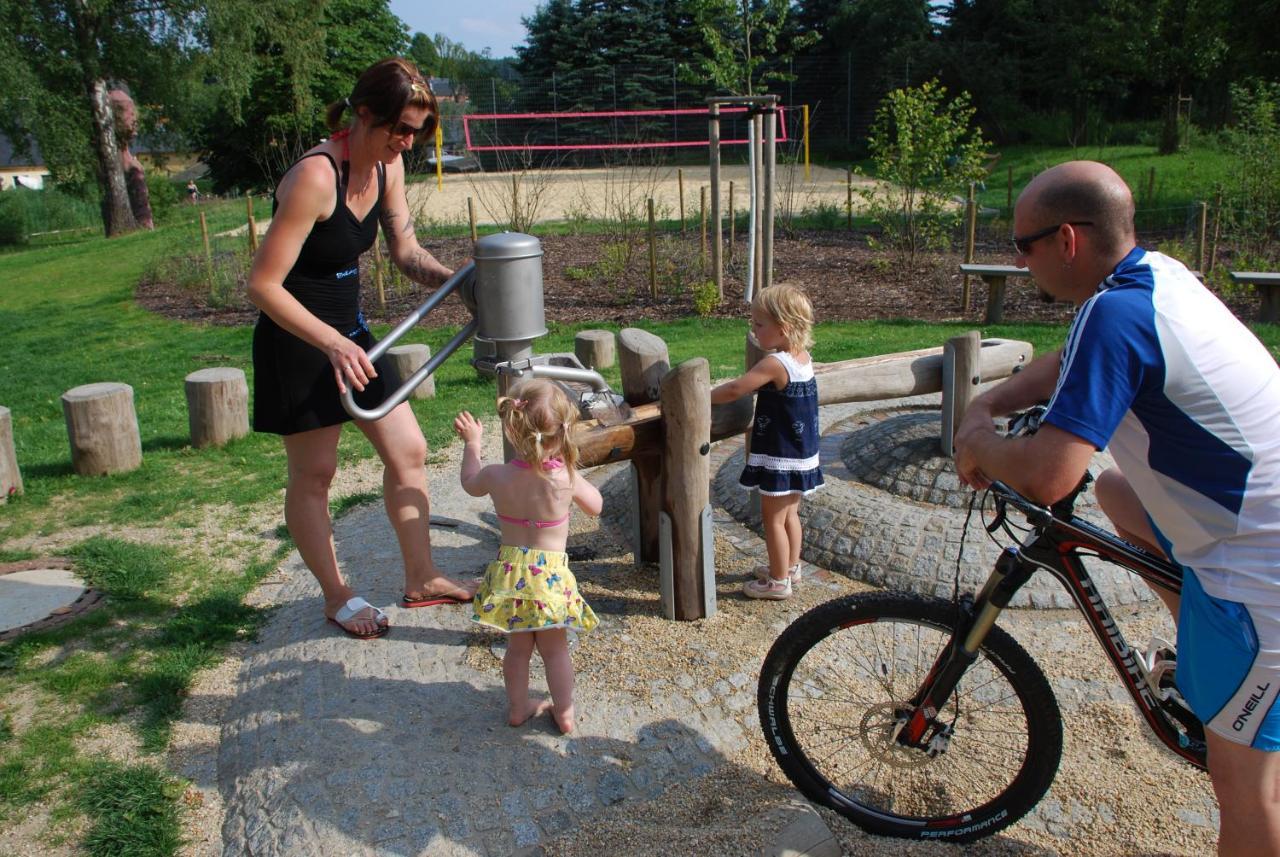 Ferienoase Hinterhermsdorf Esterno foto