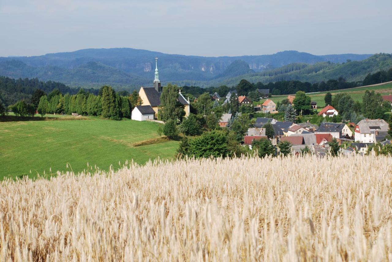Ferienoase Hinterhermsdorf Esterno foto